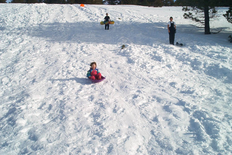 Lake Tahoe Sledding Hills Hope Valley